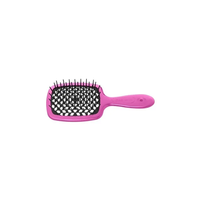 Janeke Small Superbrush Small Hairbrush For Detangling Hair Fuchsiablack