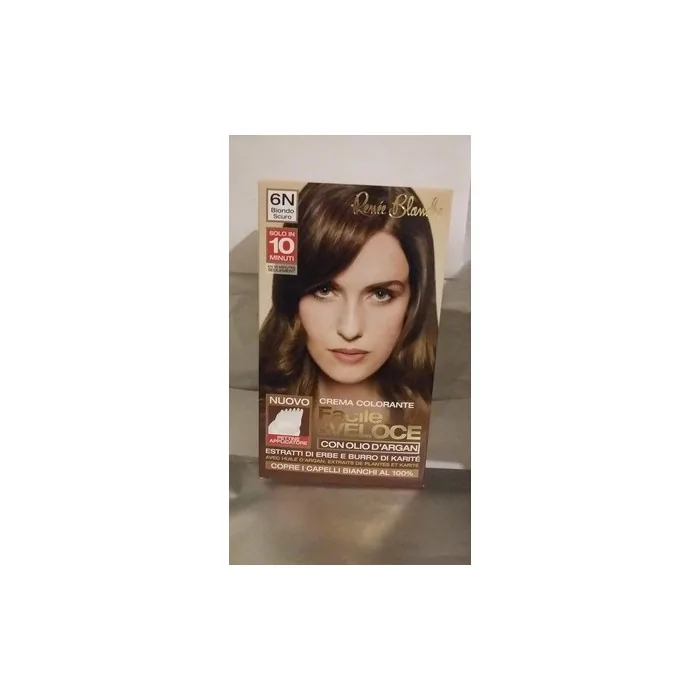 Linfacolor Permanent Coloring Cream 6N Dark Blonde with Linseed and Argan Oil