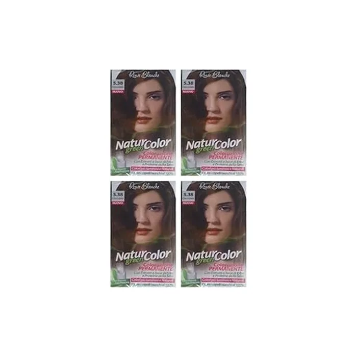 Renee Blanche 4 X Natur Couleur Green Permanent Hair Color 5.38 Chocolate