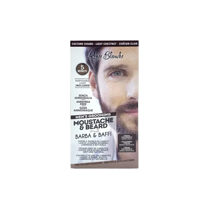 Renee Blanche Men's Grooming Beard and Moustache Coloring Light Brown