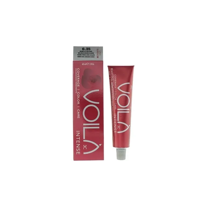 Intercosmo Voila 3c Intense 6.35 Dark Golden Mahogany Blonde Hair Colour