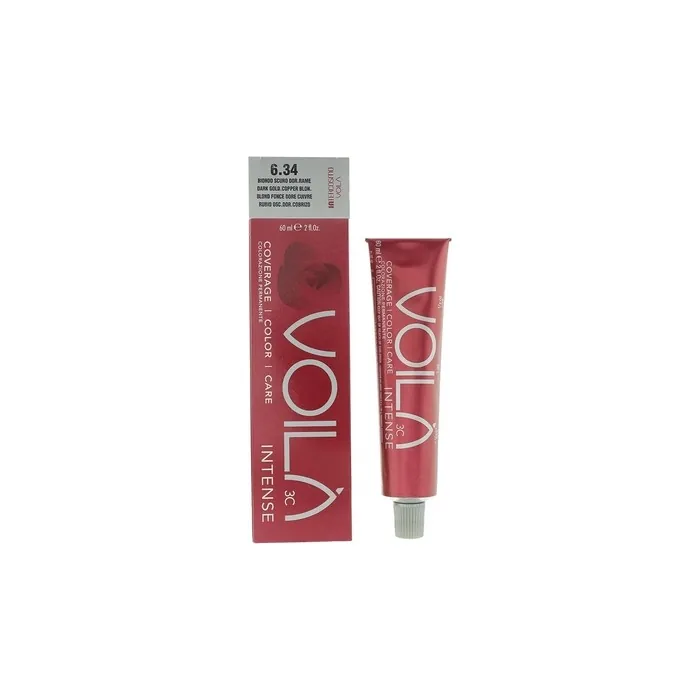 Intercosmo Voila 3c 6.34 Dark Golden Copper Blonde Hair Colour For Women