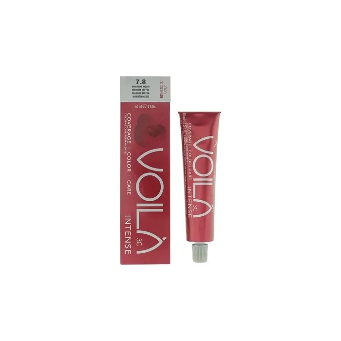 Intercosmo Voila 3c Intense 7.8 Medium Toffee Hair Colour For Women