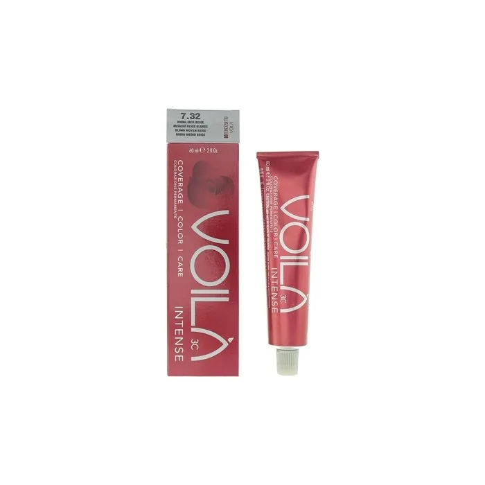 Intercosmo Voila 3c Intense 7.32 Medium Beige Blonde Hair Colour
