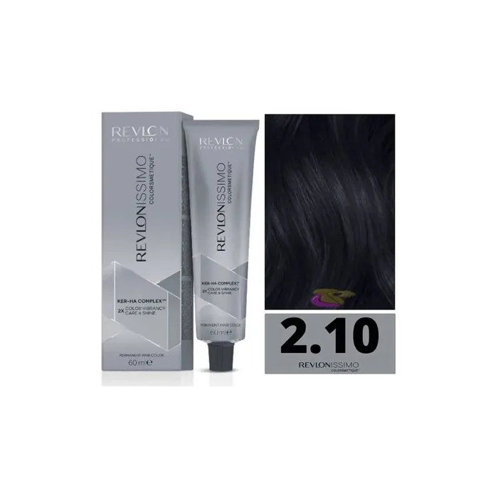 Revlon Revlonissimo Colorsmetique 210 Bluish Black Hair Color 60ml