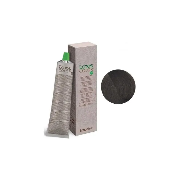 Echosline Extra-Saturated Medium Blonde Coloring Cream without PPD and Resorcinol with Organic Green Tea