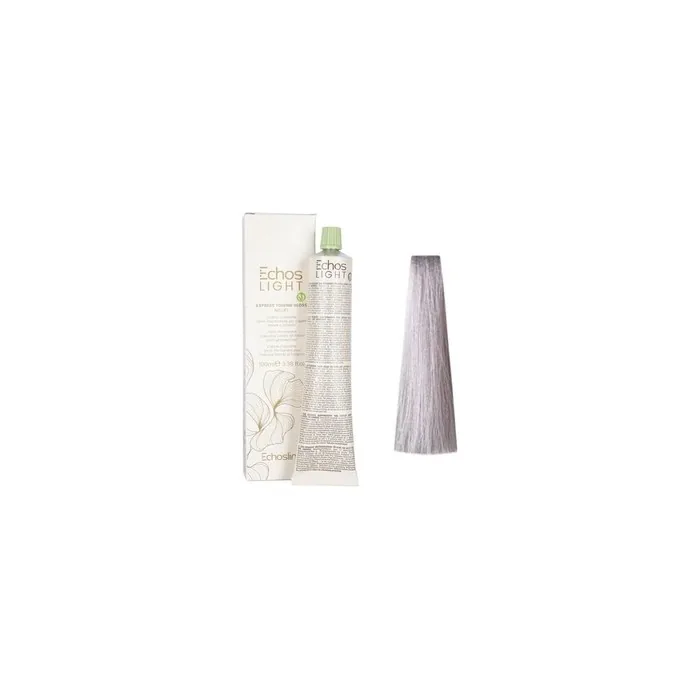 Echosline Echos Light Vegan Cream-Paint Toning Ammonia Free Ash Color for Hair 100ml Platinum Pearly