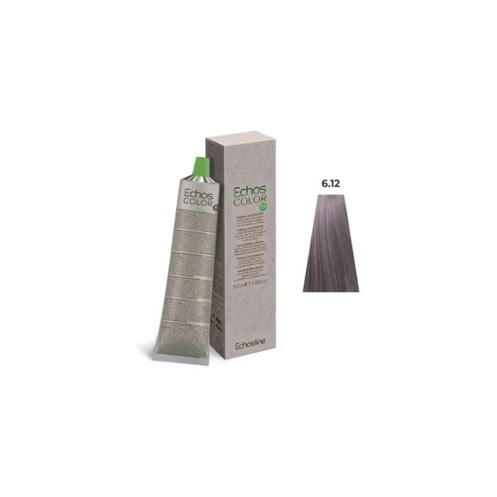 Echosline Cream Color 612 Cold Dark Iris Blonde 100ml