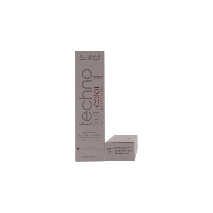 Techno Fruit Color AlterEgo 6/17 Dark Blonde Ash Brown 100ml