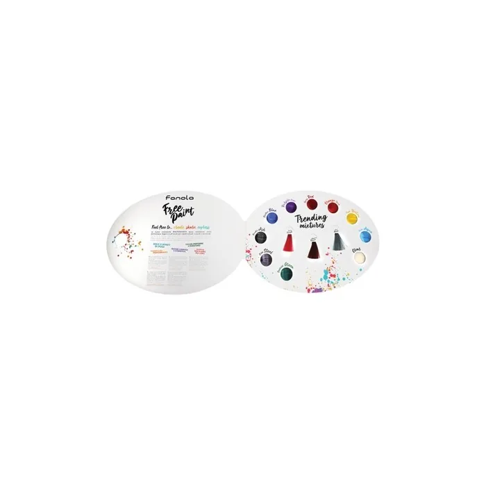 Fanola Free Paint Hair Colour Chart