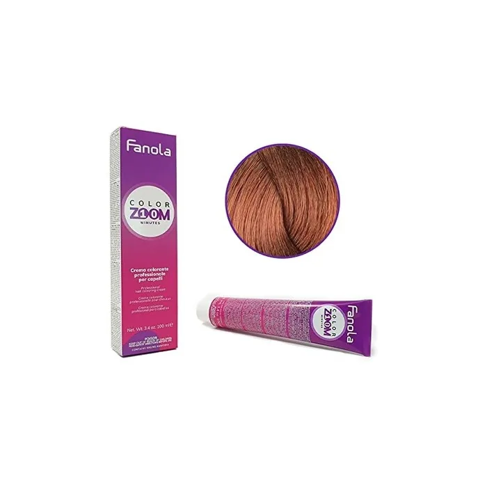 Color Hair Cream 100ml Colorzoom 10 Minutes 7.4 Copper-Fanola Blonde