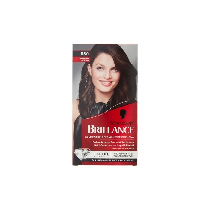 Schwarzkopf Testanera Brilliance Colorant Cap880 Dark Brown Hair Color