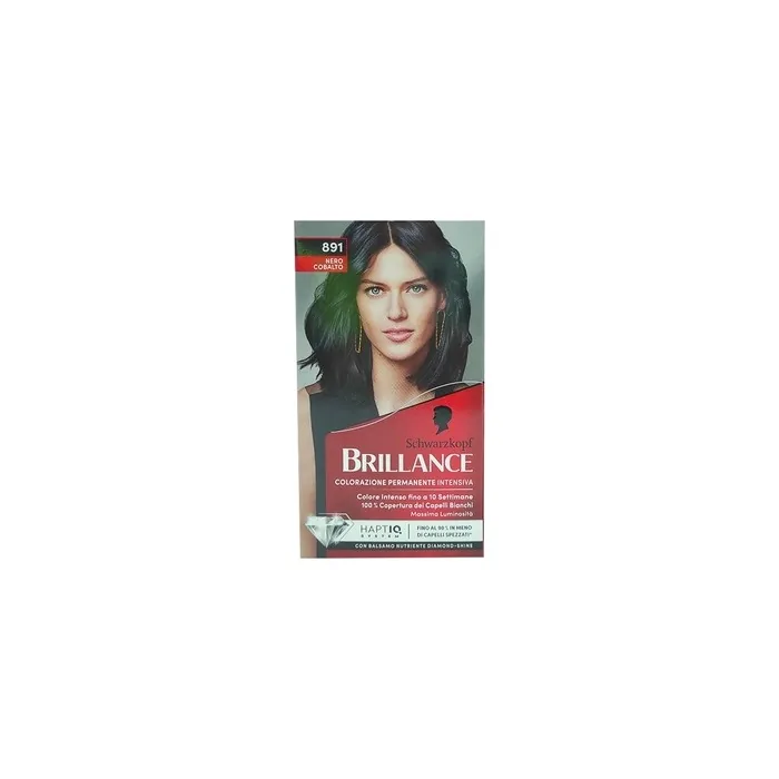 Schwarzkopf Brillance Permanent Hair Color Cream 891 Nero Cobalto