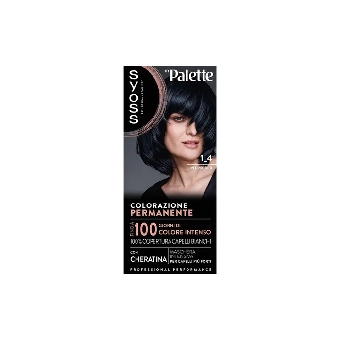 Syoss Palette 14 Black Blue Hair Color