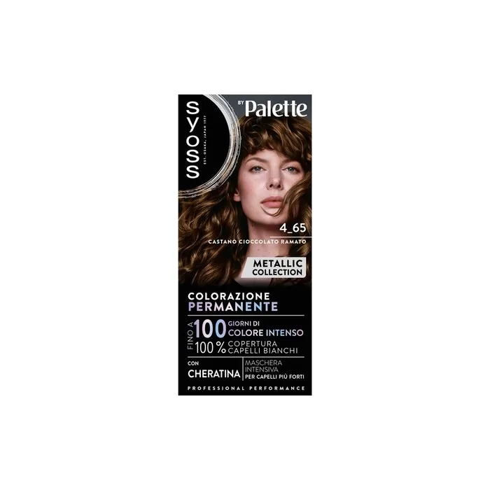 Syoss Palette Metallic 465 Chestnut Chocolate Copper Hair Color