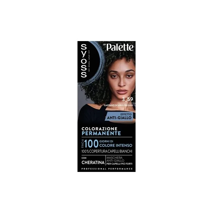 Syoss Palette 359 Dark Cold Chestnut Antiyellow Hair Color