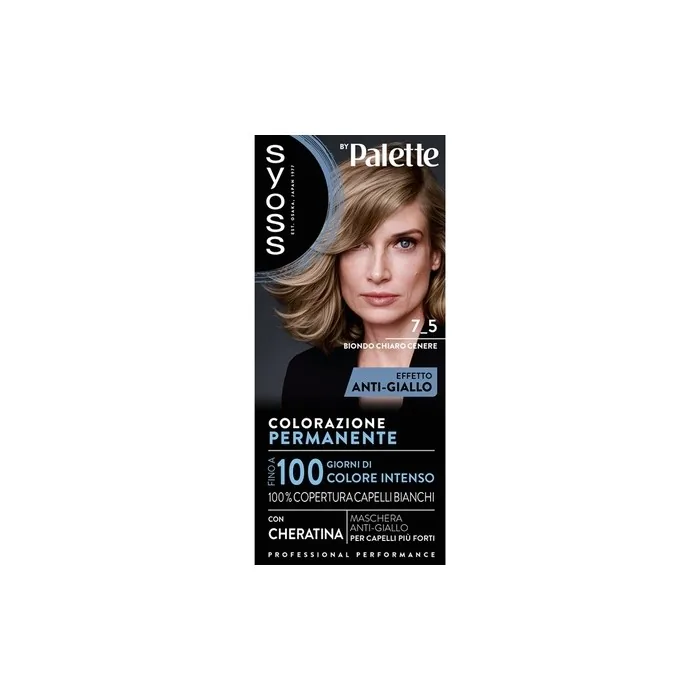 Syoss Palette 75 Light Ash Blonde Hair Color