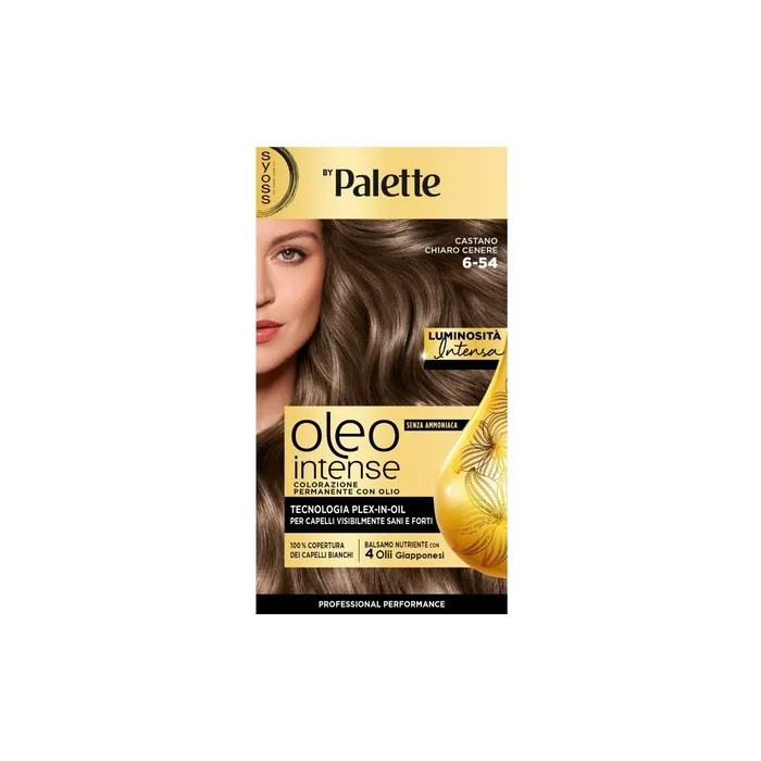 Syoss Palette Oleo Intense 654 Light Ash Brown Hair Color