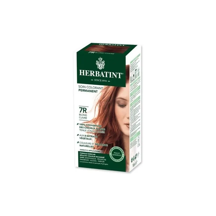 Herbatint Copper Blonde Color 7R 150ml