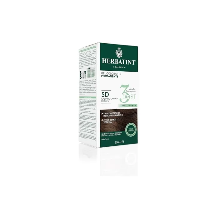 Permanent Coloring Gel 5D Light Brown Golden 300ml