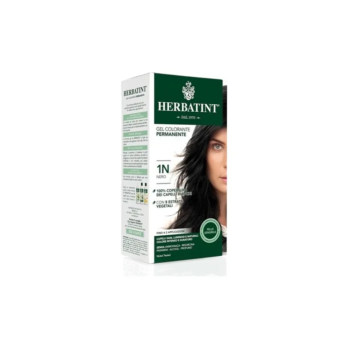 Herbatint Permanent Hair Color 1N Black 150ml