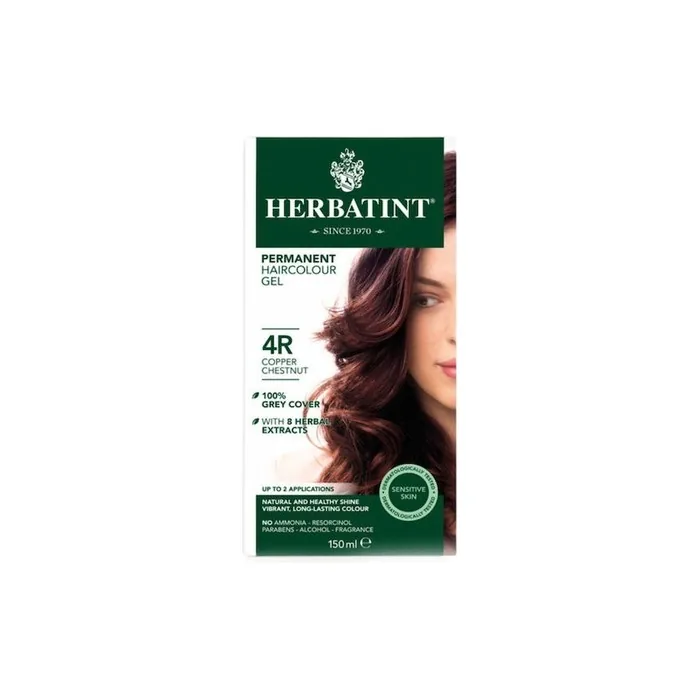 Herbatint Permanent Haircolor Gel 4r Chestnut Copper 150ml
