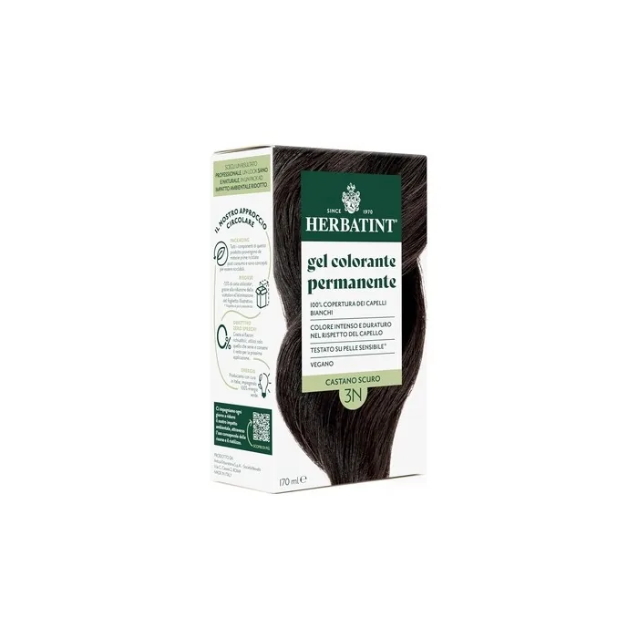 Herbatint Permanent Hair Color 3n Dark Brown 170ml