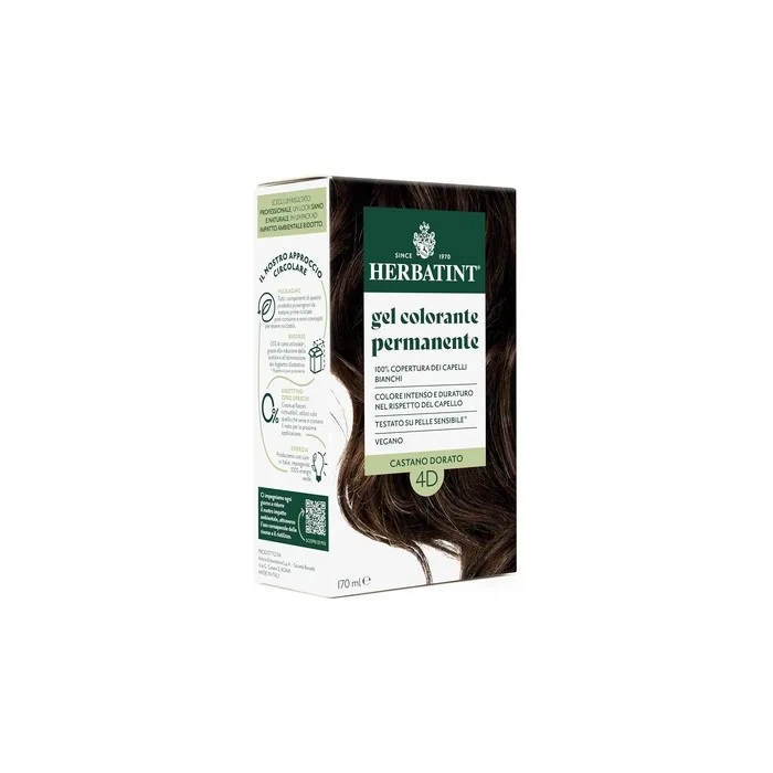 Herbatint Permanent Hair Color 4d Golden Brown 170ml