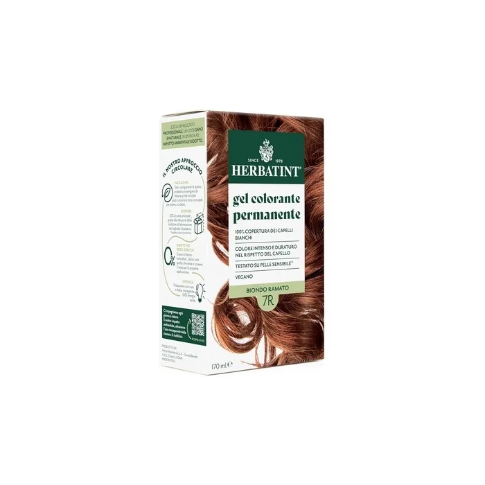 Herbatint Permanent Hair Color Gel 7R Copper Blonde 170ml