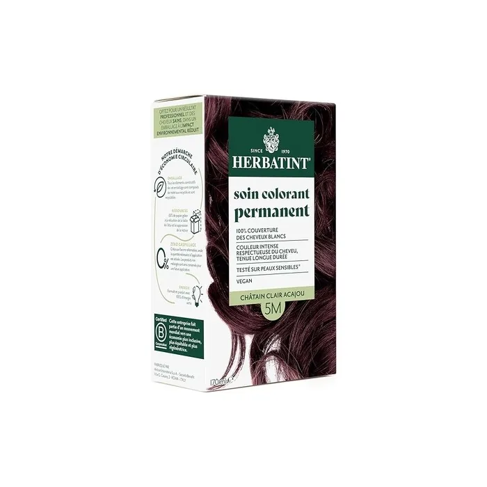 Herbatint Permanent Color Care 170 Ml 5m Light Brown Mahogany