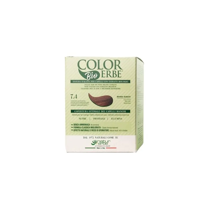 Dye Herbal Organic Copper Blonde 74