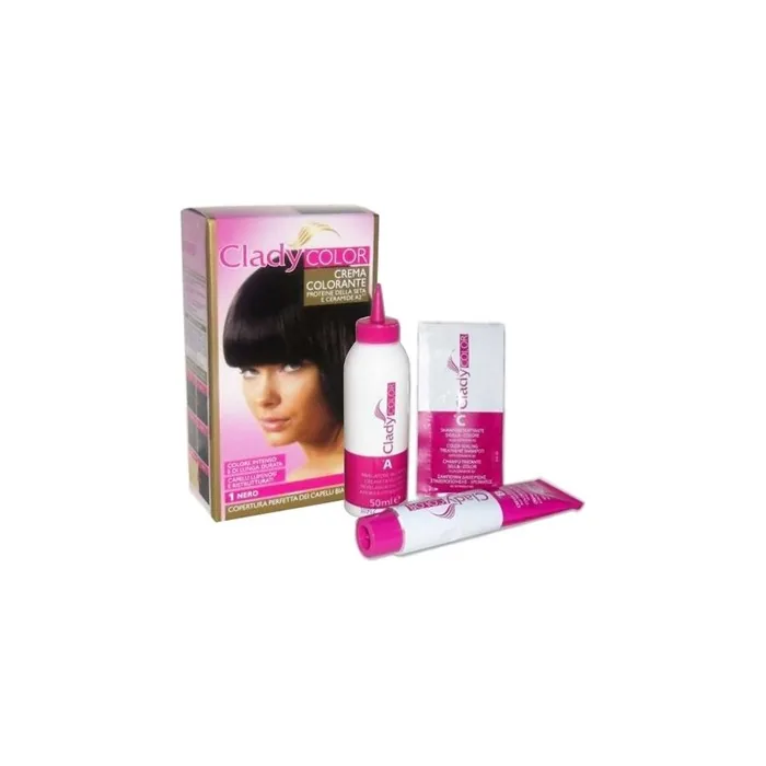 Clady Color Hair Dye Kit with Oxygen Shampoo