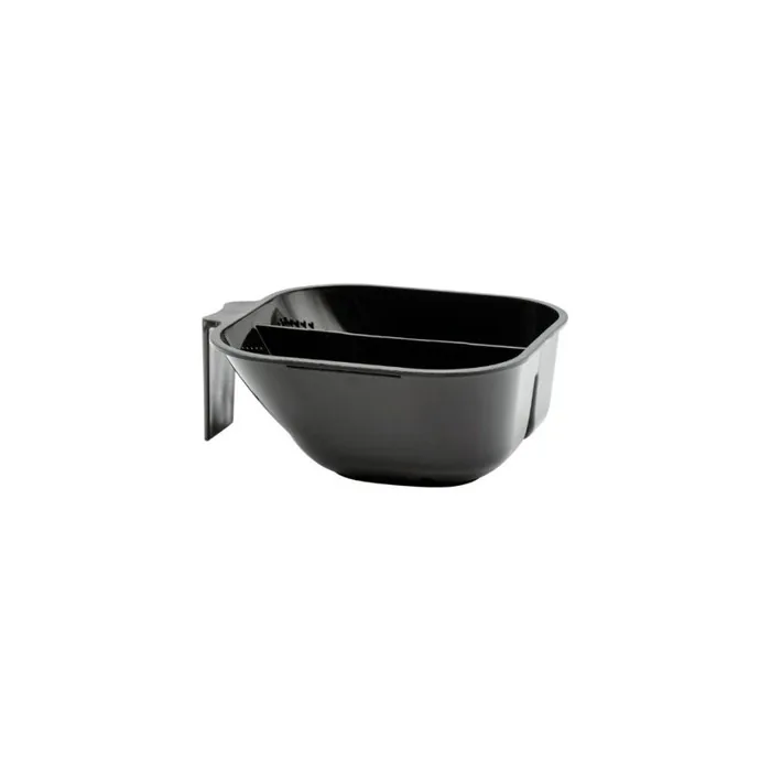 Beauty Coiffure 700ml Blue Double Space Non-slip Rubber Graduated Bowl