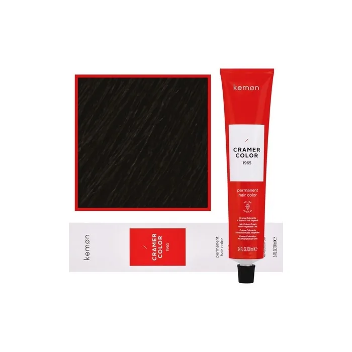 Kemon Cramer Color Cream Hair Dye With Coconut Oil, 100ml