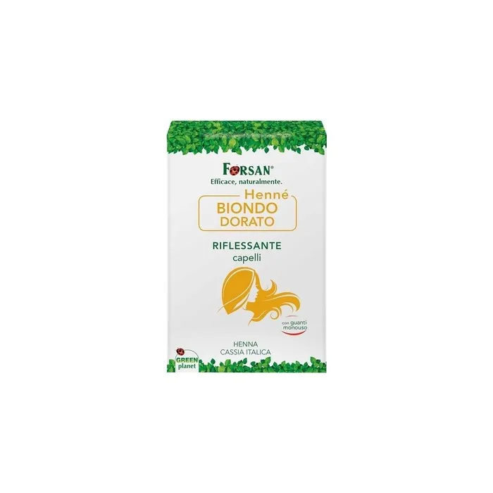 Forsan Henna Golden Blonde Reflective Hair Color 50g - Pack of 2