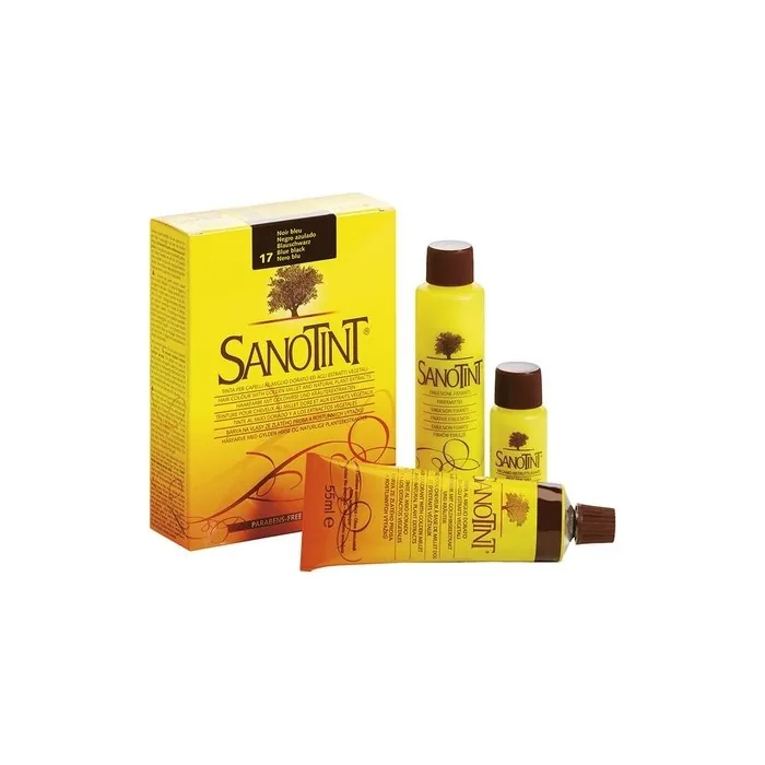 Sanotint Blue Black Hair Dye 17 - 4% PPD, No Ammonia