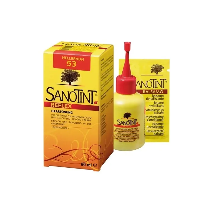 Sanotint Reflex Hair Tint No. 53 Light Brown 80ml