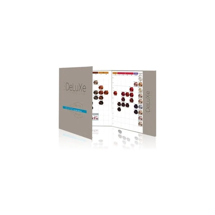 3deluxe Color Chart 100 Strands For Hair Coloring