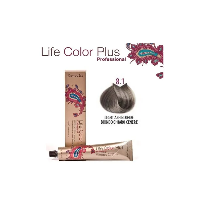 FarmaVita Life Color Plus Hair Color 100ml 8.1 Light Ash Blonde