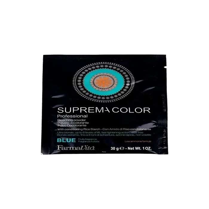 Farmavita Suprema Bleaching Powder Decolorante Azul 30g