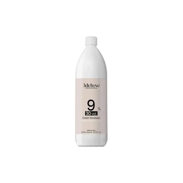 3deluxe 3deluxe Tech Cream Developer 9 Oxidant 1000 Ml