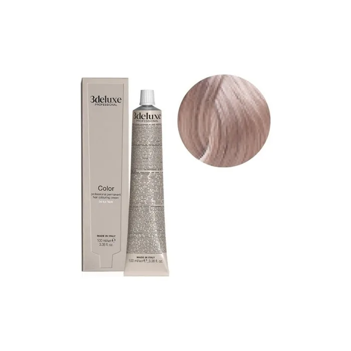 3deluxe Hair Color Platinum Ash Blonde 1012 100ml