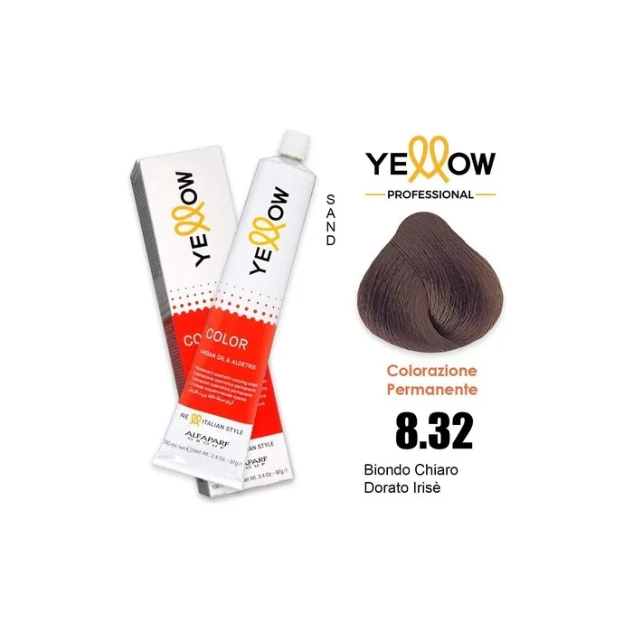 Yellow Alfaparf Yellow Color Permanent 8.32 - 100ml