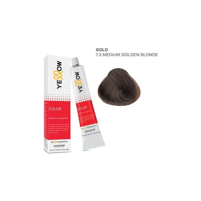 Alfaparf Yellow Color Permanent 73 Hair Color 100ml