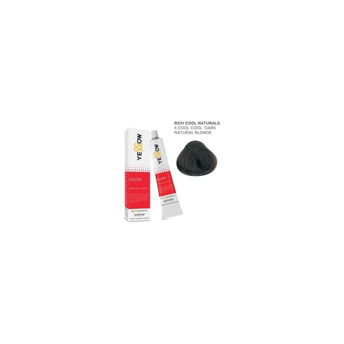 Alfaparf Yellow Color Permanent 6 Cool Hair Color 100ml