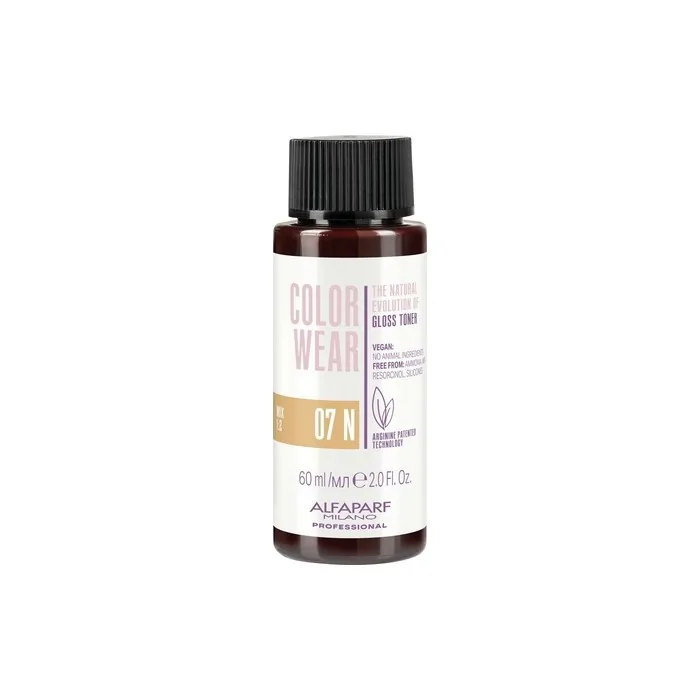 Alfaparf Milano Color Wear Gloss Toner 07N 60ml