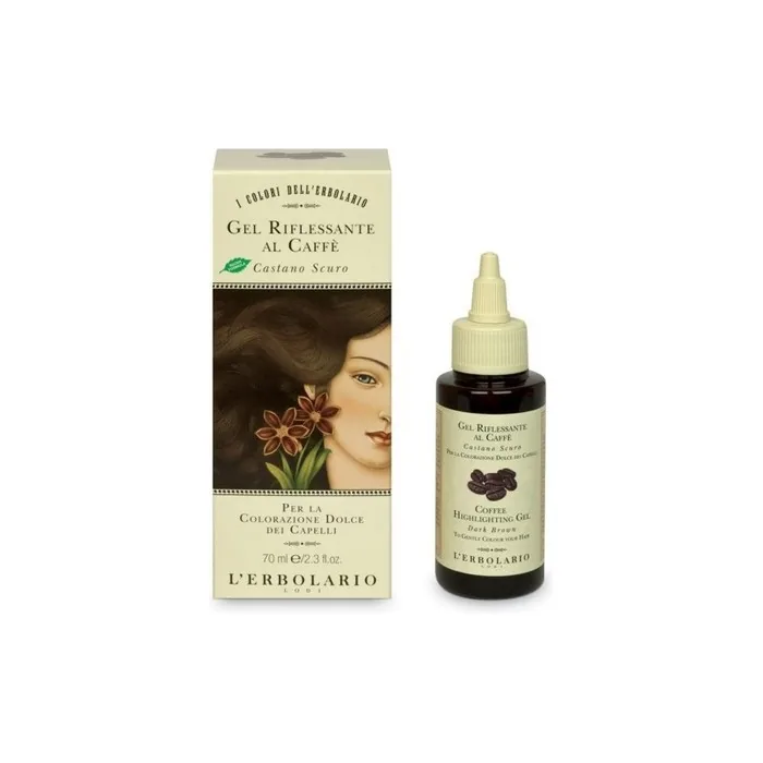 L'Erbolario Hair Colour Gel with Coffee Dark Brown 70ml