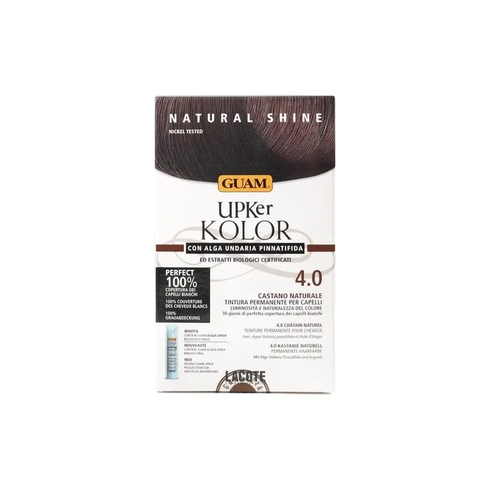 Guam Upker Kolor Natural Permanent Hair Colour with Undaria Seaweed and Organic Ingredients