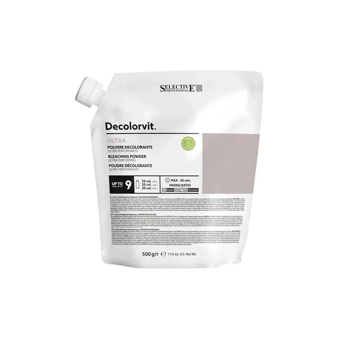 Selective Professional Decolorvit Ultra Bleaching Powder 9 Tones 500g