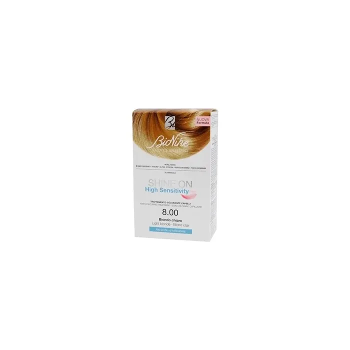 Bionike Shine On High Sensitivity Plus Hair Coloring Treatment 800 Light Blonde